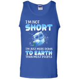 The owl I'm not short I just more down to Earth than most people - Tank Top