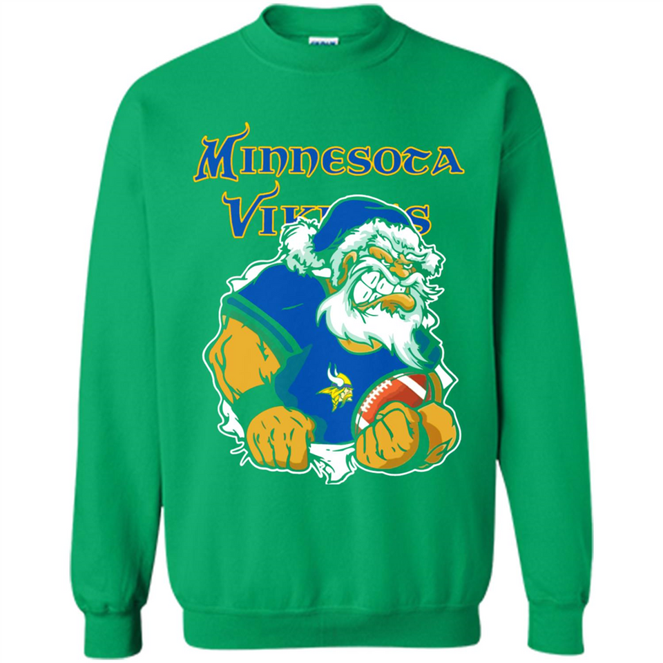 Grumpy Santa Claus Minnesota Vikings Football Team PINGPONG
