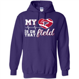 Atlanta Falcons Football My Heart is on that Field - Hoodie