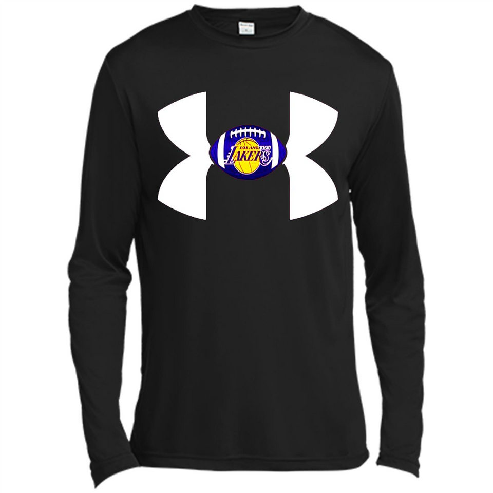 Los Angeles Lakers Under Armour Logo - Canvas Long Sleeve T-Shirt