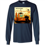 Paradise California Camp Fire Youth T-Shirt PINGPONG - Long Sleeve T-Shirt