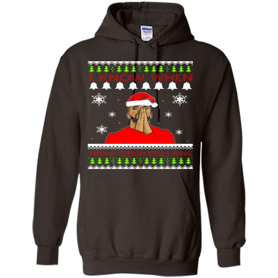 Drake I Know When Those Sleigh Bells Ring Christmas - Hoodie