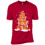 Tiger Christmas Tree Funny Merry Christmas - Premium Short Sleeve T-Shirt