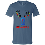 Bud light reinbeer Christmas - Canvas Unisex V-Neck