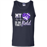 Abilene Christian Wildcats Football My Heart is on that Field - Tank Top