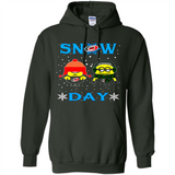 Snow Day Shirt For Carolina Hurricanes Vs Minion Fans pingpong