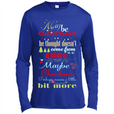 Maybe Christmas Doesn't Come From Store Christmas Means - Canvas Long Sleeve T-Shirt