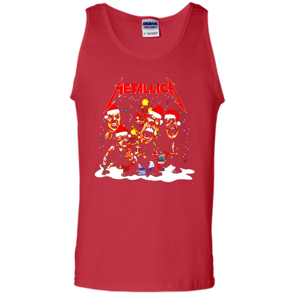 Metallica christmas sweatshirt hoodie long PINGPONG - Tank Top