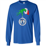 Amazing shirt Boston Celtics Glitter Grinch Monogram Ornament Christmas Gift - Long Sleeve T-Shirt