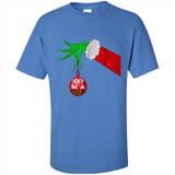 GRINCH HAND HOLDING CHRISTMAS ORNAMENT - DON'T BE A GRINCH PINGPONG