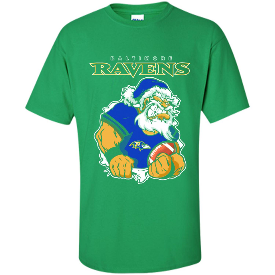 Grumpy Santa Claus Baltimore Ravens Football Team PINGPONG