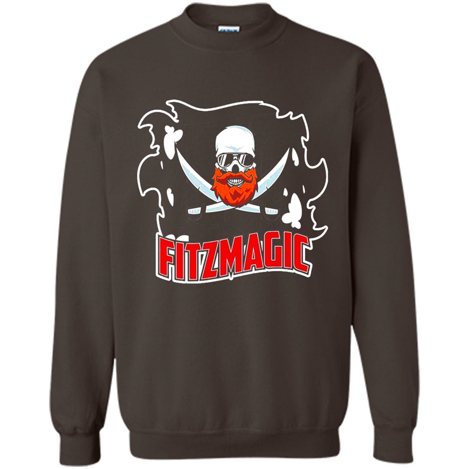 Order Fitzmagic T-Shirt Ryan Fitzpatrick Beard Skull Football Tampa Florida PINGPONG