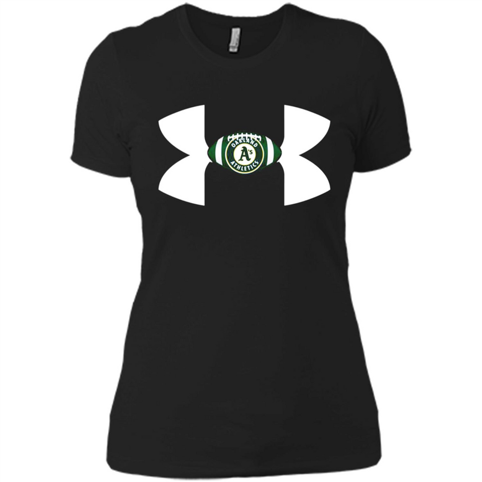 Oakland Athletics Under Armour Logo - Ladies' Boyfriend T-Shirt
