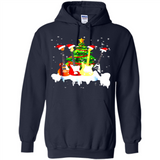 Santa Hat Electric Guitar Classical Guitar Christmas shirt Ladies' Boyfriend