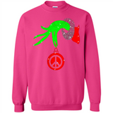 Christmas The Grinch Hand Holding Hippie Ornament - Sweatshirt