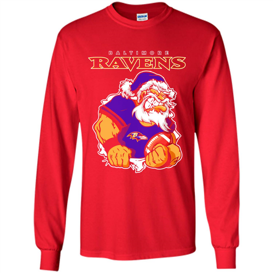 Grumpy Santa Claus Baltimore Ravens Football Team PINGPONG