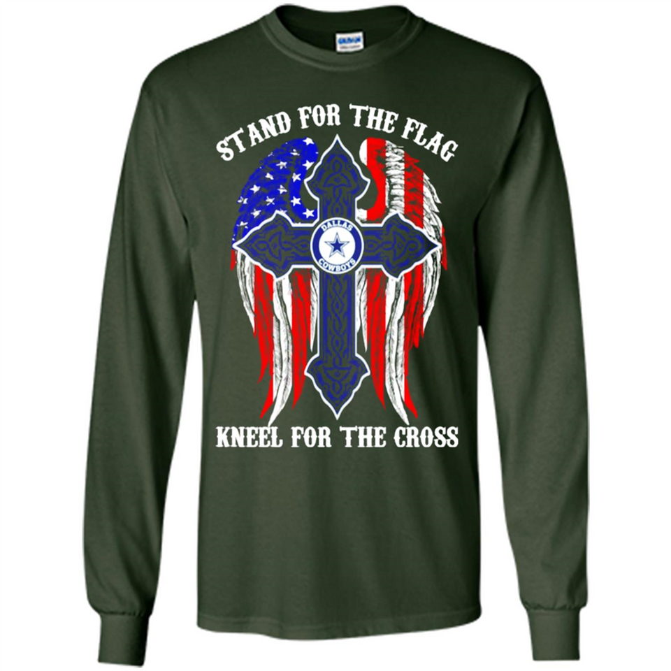 Dallas Cowboys - stand for the flag kneel for the cross