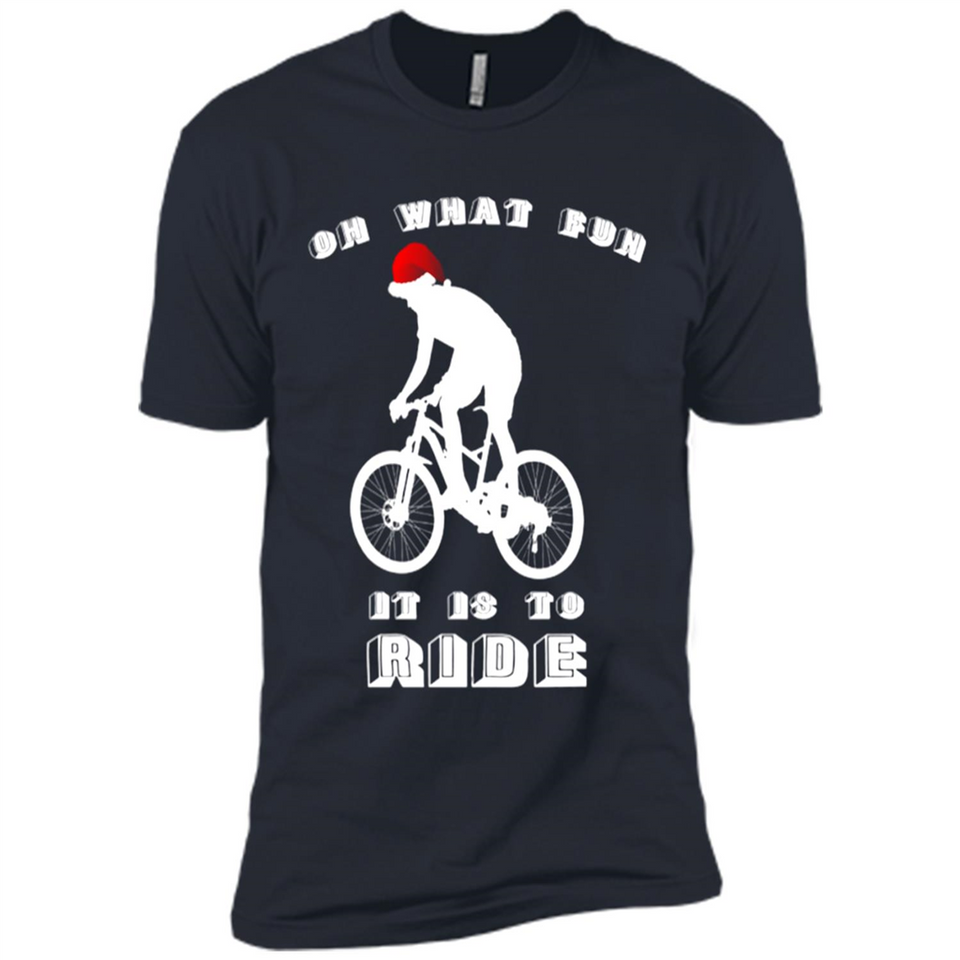 Christmas Mountain Biking Shirt Mountain Biker Christmas