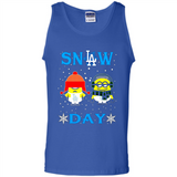Snow Day Shirt For Los Angeles Dodgers Vs Minion Fans pingpong