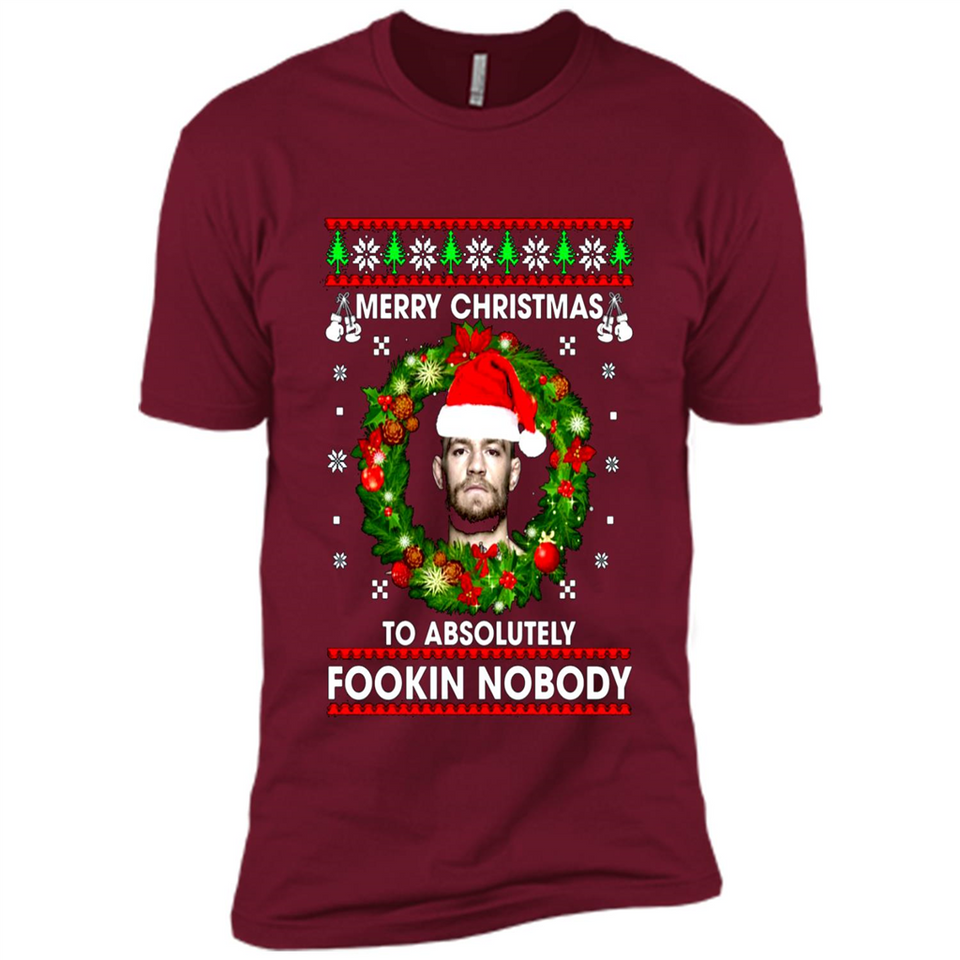 Merry Fookin Christmas Conor Mcgregor sweater PINGPONG
