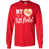 UCF Knights Football My Heart is on that Field - Long Sleeve T-Shirt
