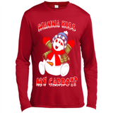 Snowman Wanna Kiss My Carrot Christmas - Canvas Long Sleeve T-Shirt
