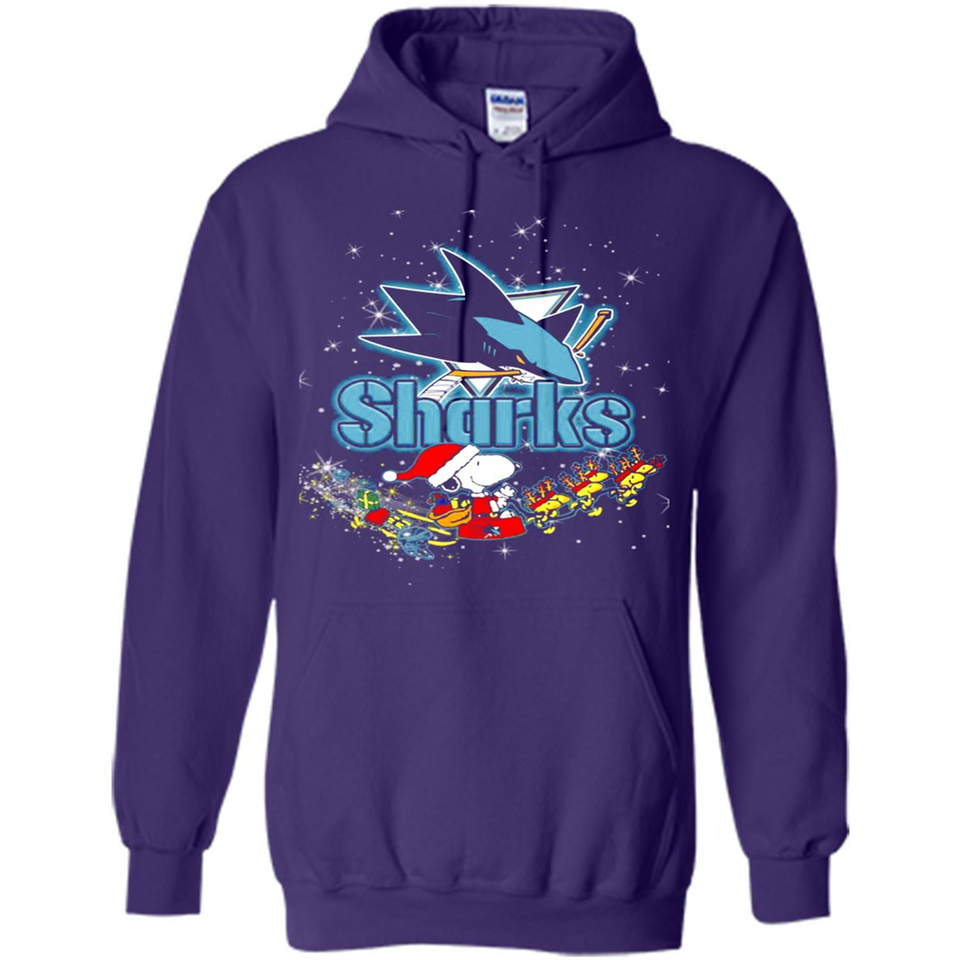 Snoopy Christmas San Jose Sharks - Hoodie
