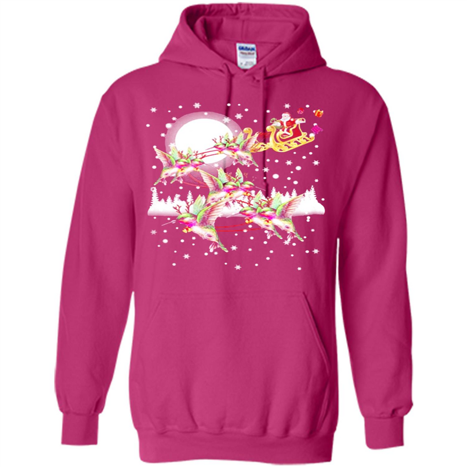 Hummingbird Santa Sleigh - Hoodie