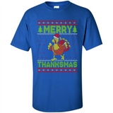 Merry Thankmas Ugly Xmas Thanksgiving Turkey Sweatshirt - Shirt