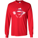 Carolina Panthers And Superman Fans - Long Sleeve T-Shirt