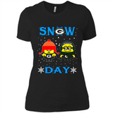 Snow Day Shirt For Green Bay Packers Vs Minion Fans pingpong