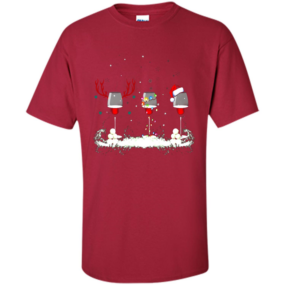 Christmas Red Wine - Merry Xmas T-Shirt - Shirt