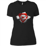 Boston Red Sox And Superman Fans - Ladies' Boyfriend T-Shirt