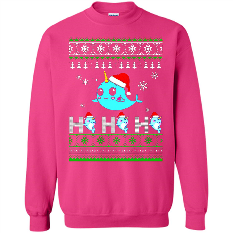 Narwhal christmas sweatshirt hoodie long PINGPONG - Sweatshirt