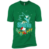 Snoopy Christmas San Jose Sharks - Premium Short Sleeve T-Shirt