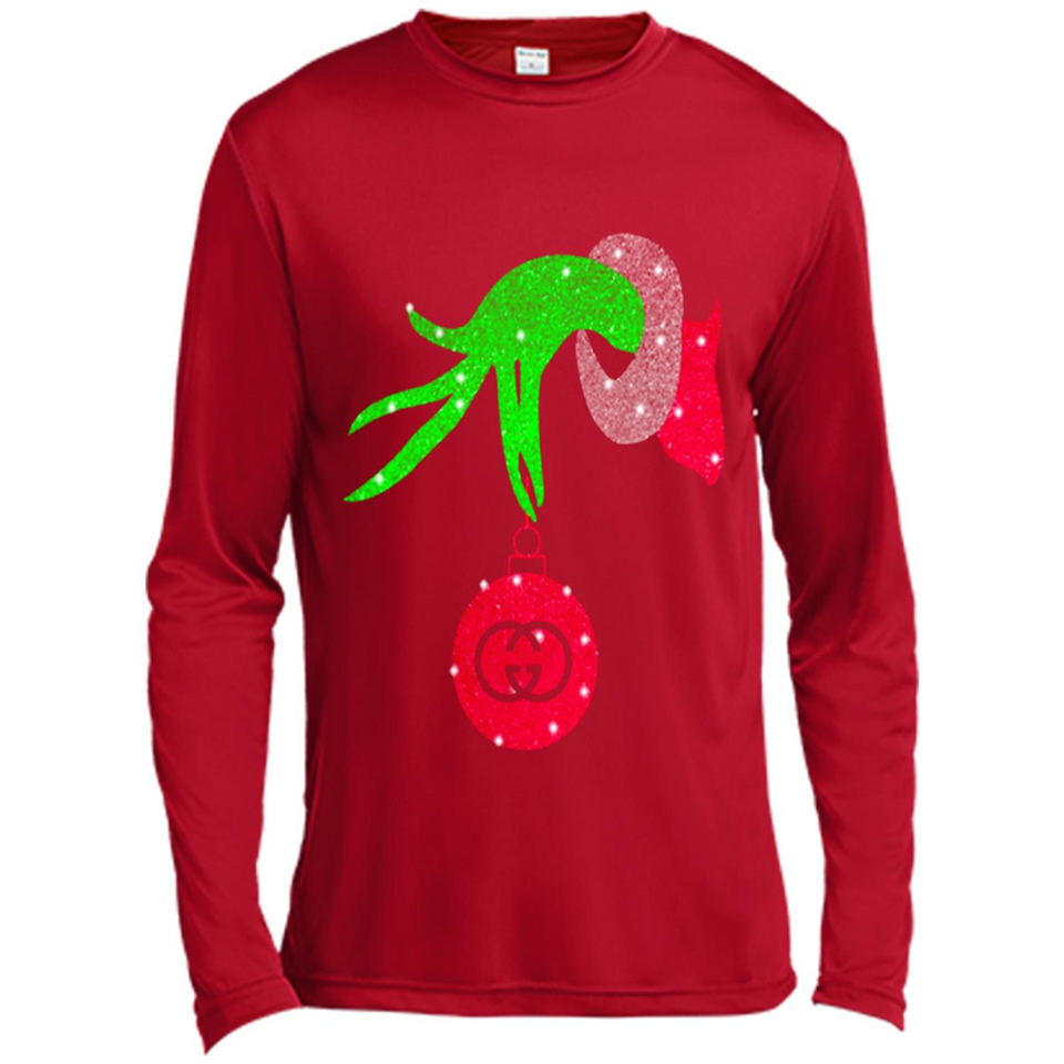 Grinch hand holding logo Gucci PING PONG