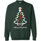 Christmas tree Nurse merry Christmas - Sweatshirt