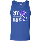 TCU Horned Frogs Football My Heart is on that Field - Tank Top