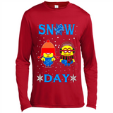 Snow Day Shirt For Detroit Lions Vs Minion Fans pingpong