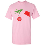 Funny Grinch Hand holding Firefighter ornament Christmas Sporty T-Shirt - Shirt