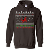 Dinosaur and Santa Ugly Christmas Sweater - Hoodie