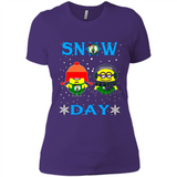 Snow Day Shirt For Boston Celtics Vs Minion Fans pingpong