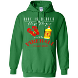 LIFE IS BETTER IN FLIP FLOPS WITH FIREBALL WHISKEY