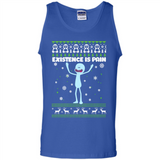 Mr Meeseeks Xistence Is Pain Ugly Christmas - Tank Top