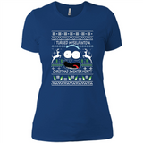 RICK AND MORTY-I TURNED MYSELF INTO A CHRISTMAS SWEATER MORTY UGLY XMAS SWEATER