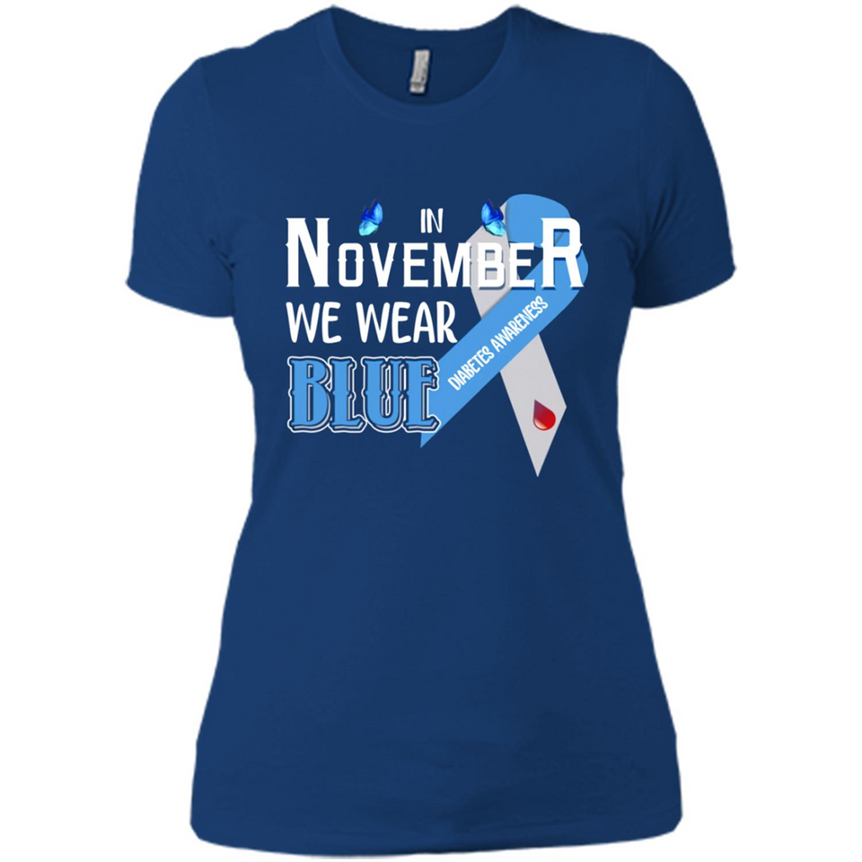 November We Wear Blue Diabetes Awareness
