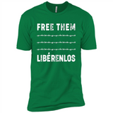 Peaceful Communities- Free Them Liberenlos Shirt PINGPONG - Premium Short Sleeve T-Shirt
