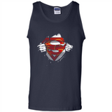 Calgary Flames And Superman Fans - Tank Top