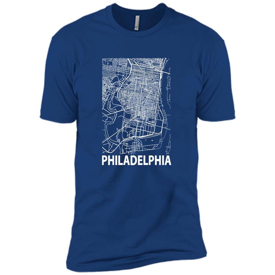 Philadelphia Pennsylvania City Map Souvenir