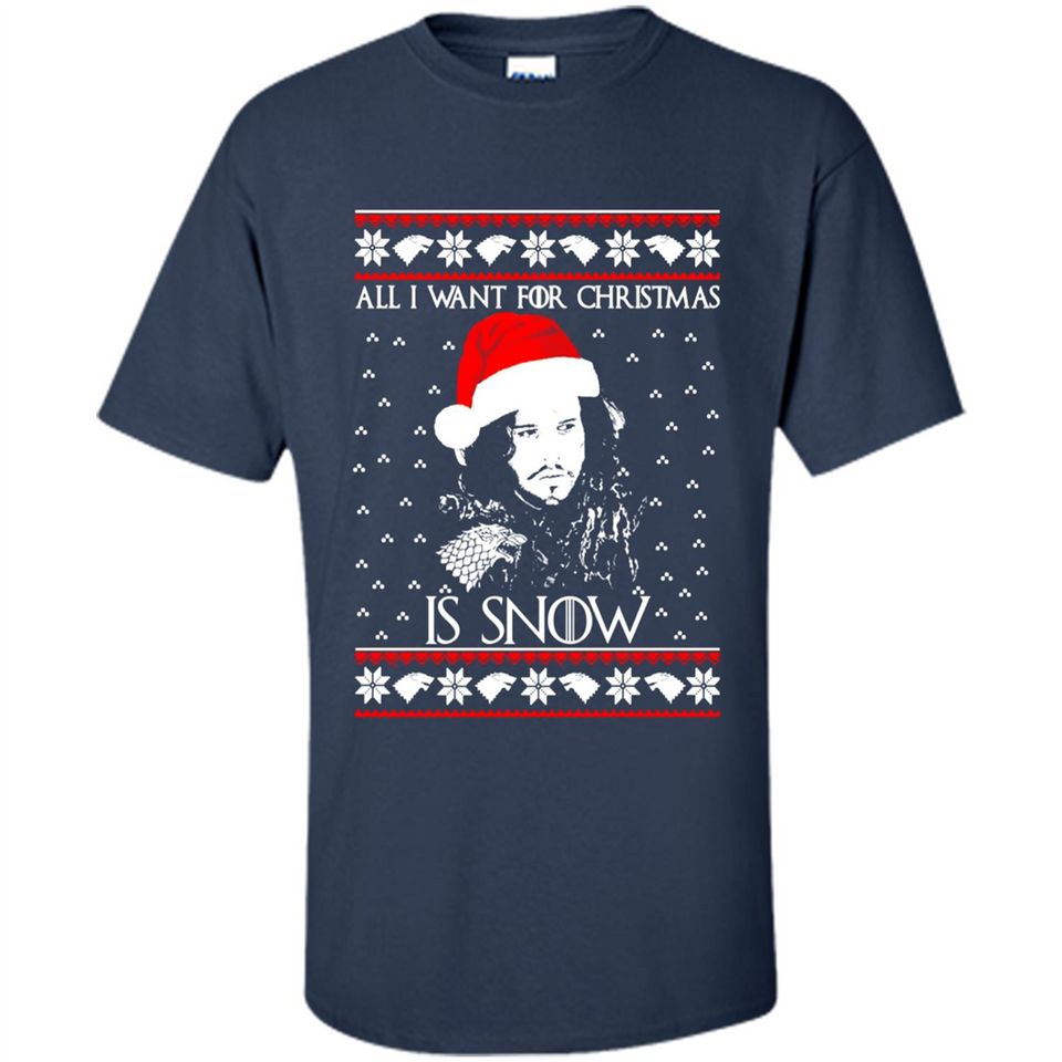 All I Want for Christmas is Snow ugly sweater PINGPONG